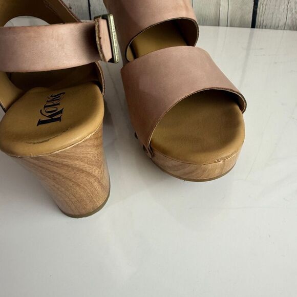 Kork-Ease Block Heel Leather Upper Heels for Bone color Size 9 - Picture 13 of 14